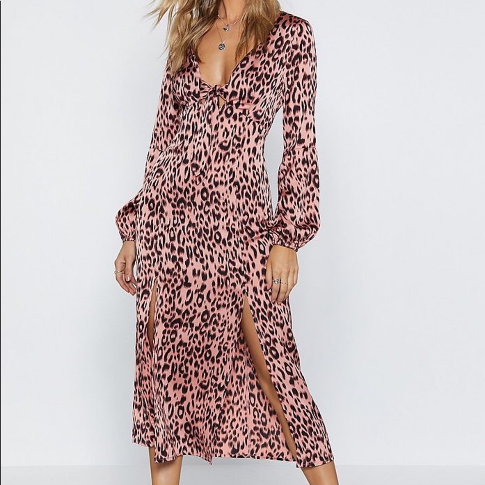 The Cat’s Meow Leopard Dress NWT!